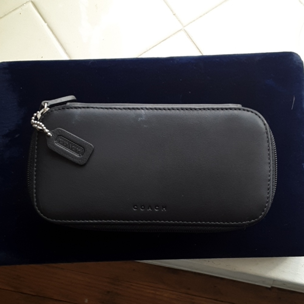 Coach make up bag /eye glass case /very nice small